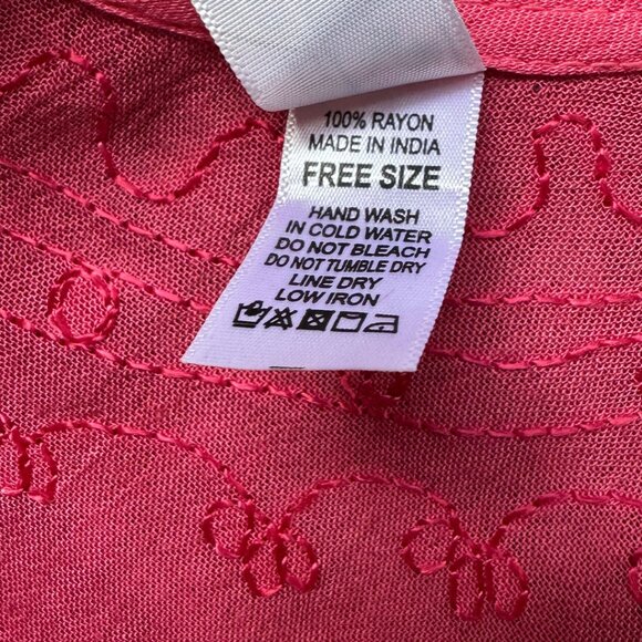 Boho Hippie Embroidered Loose Festival Dress. - Picture 4 of 7